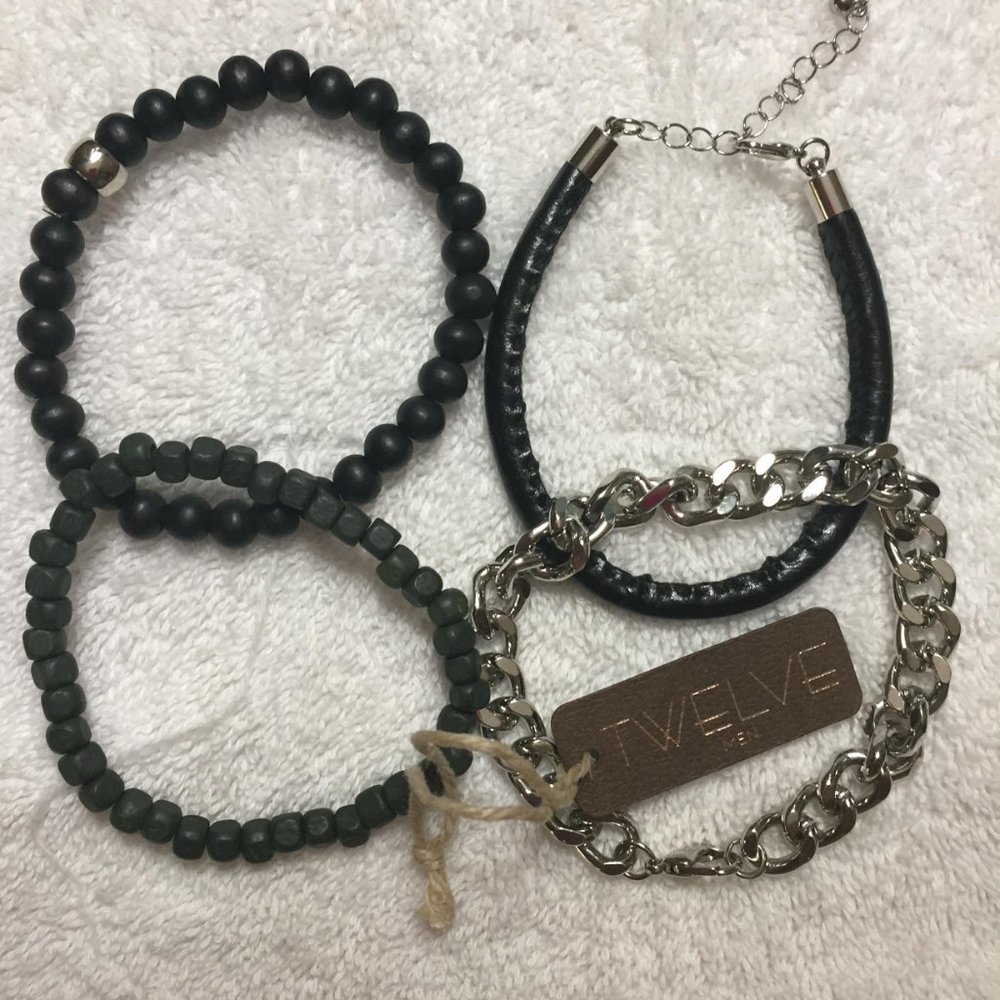 Twelve Brand Set of Four of Men's Bracelets - Picture 4 of 16